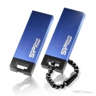 USB  4GB  Silicon Power  835 синий, металл